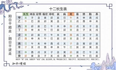 長生十二表|八字算命基礎——十二長生